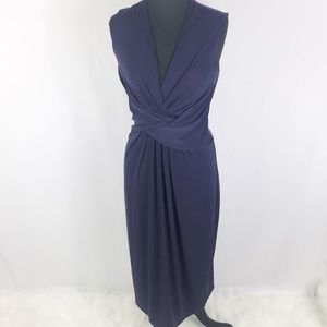 MODA INTERNATIONAL Tie Purple Dress- size 8